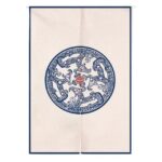 Rideaux Chinois Cercle Bleu mandarin